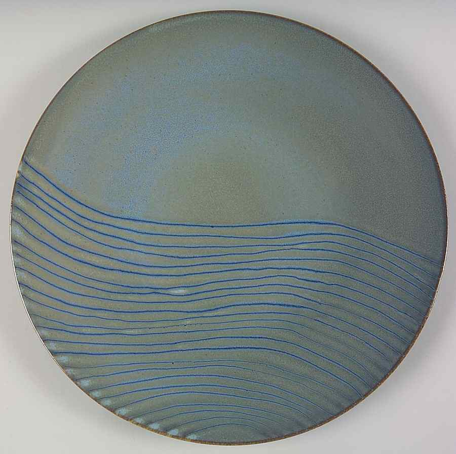 Mediterranean Waves 12" Chop Plate (Round Platter) by Joseph Abboud-1