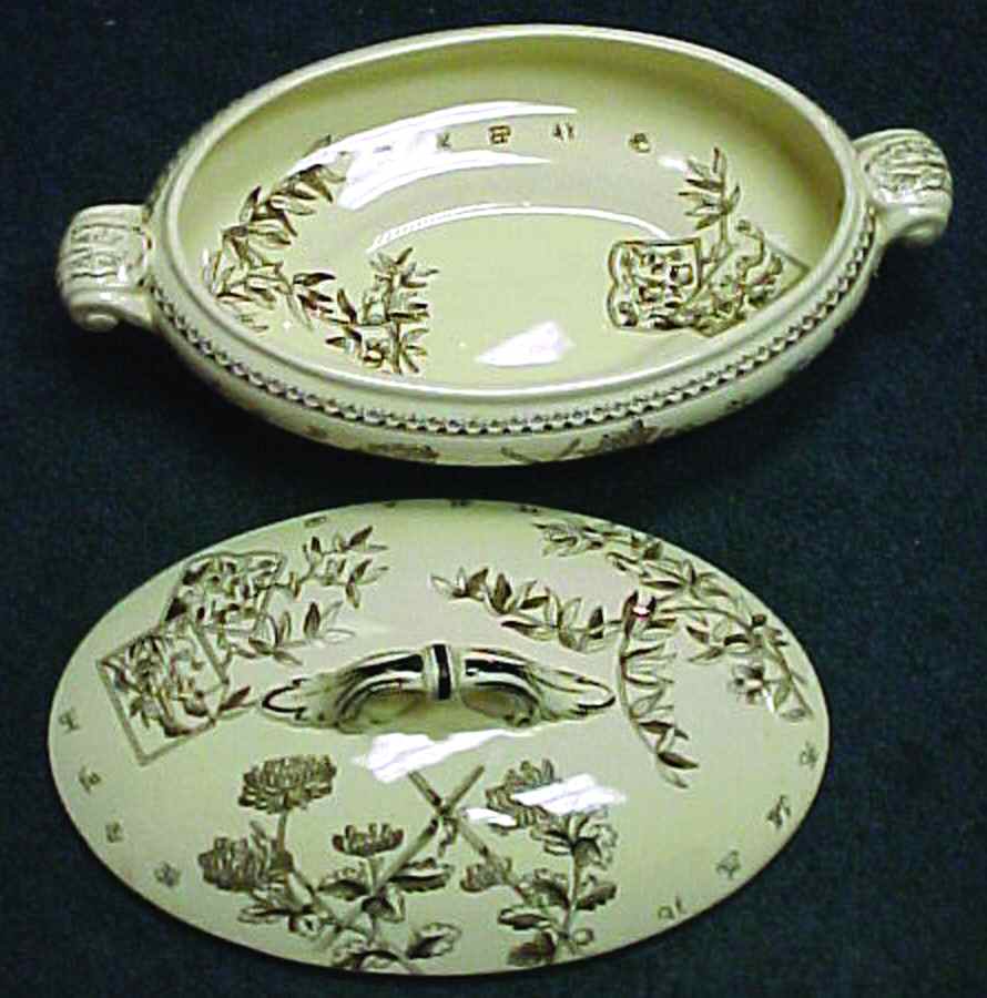 Caius Oval Covered Vegetable by George Jones & Sons-1