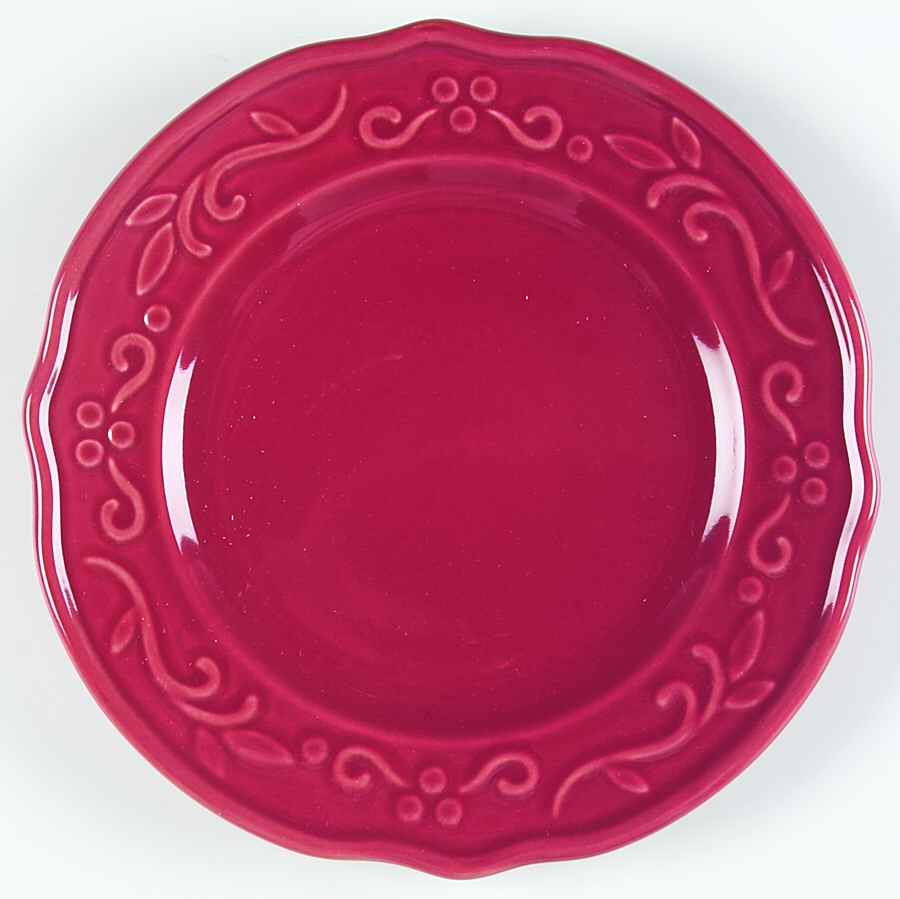 Bella Red Salad Plate by JCPenney-1