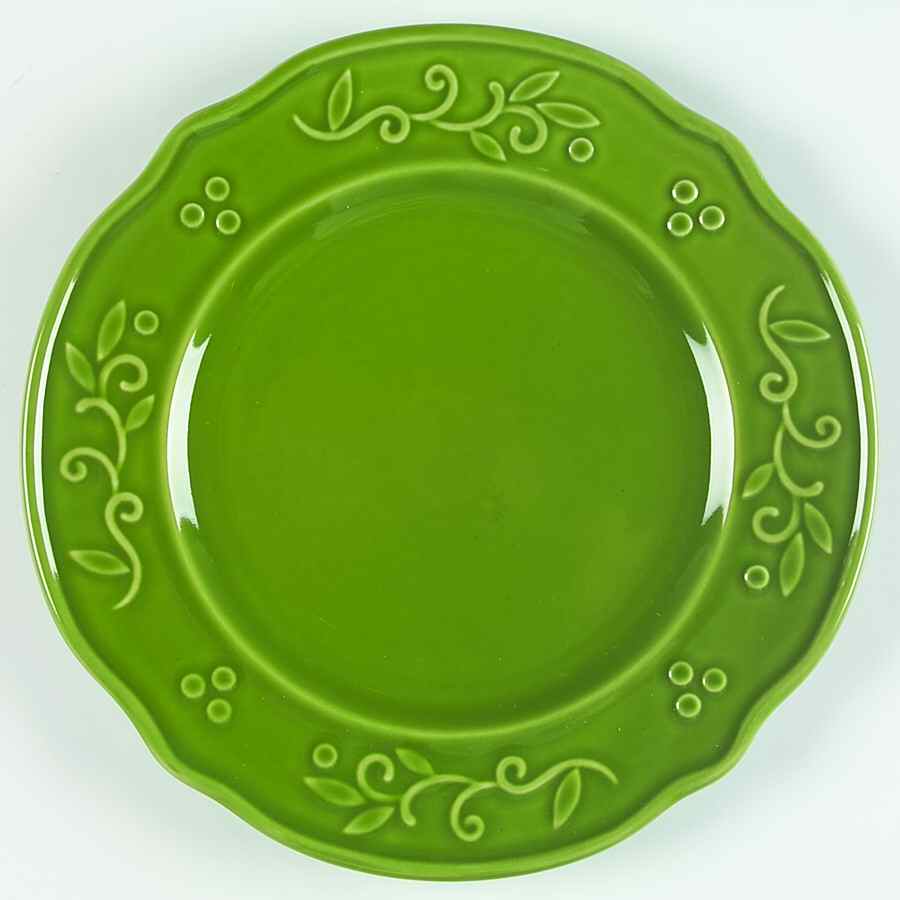 Bella Green Dinner Plate by JCPenney-1