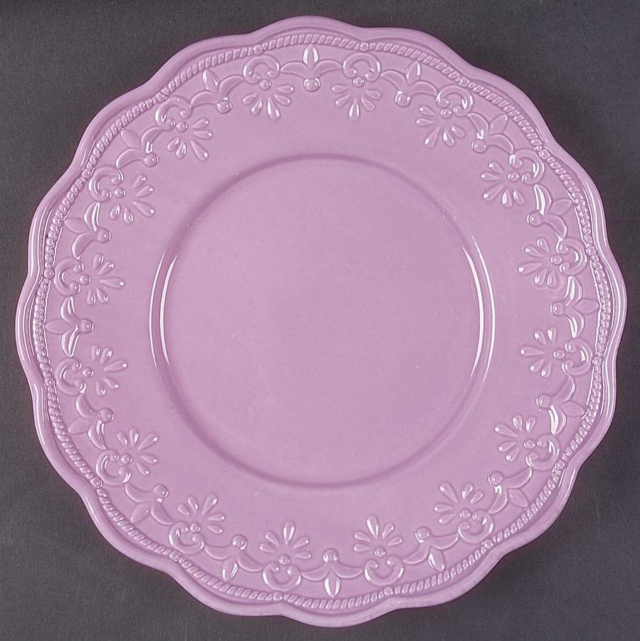 Lace Lilac Dinner Plate by JCPenney-1