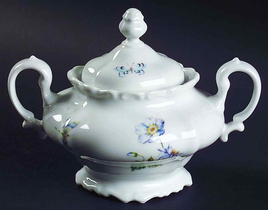 Secret Meadow Sugar Bowl & Lid by Johann Haviland-1
