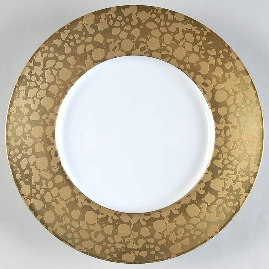 Big Bang Gold Salad/Dessert Plate by Jaune de Chrome-1