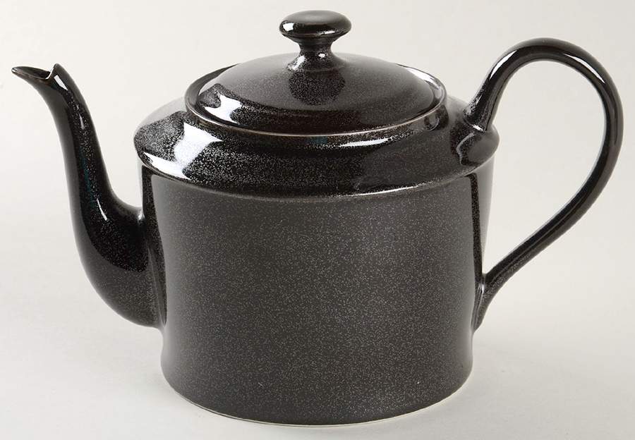 Spangled Black Teapot & Lid by Jaune de Chrome-1