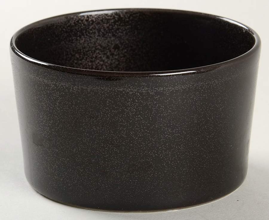 Spangled Black Sugar Bowl No Lid by Jaune de Chrome-1