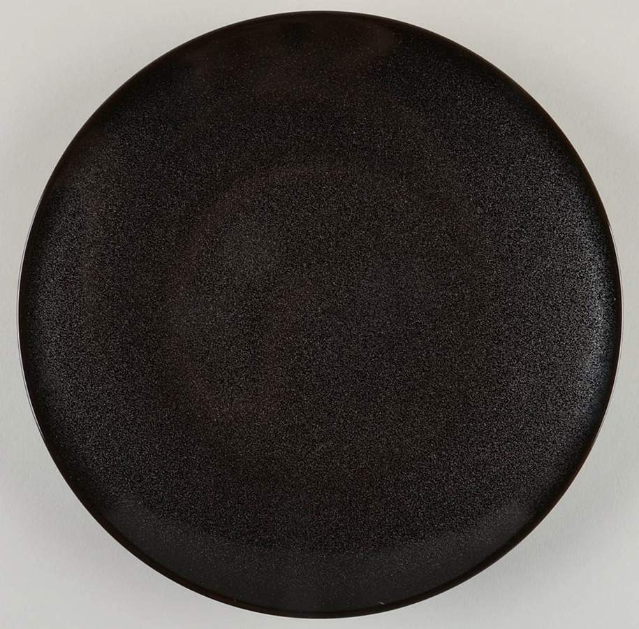 Spangled Black Salad/Dessert Plate by Jaune de Chrome-1