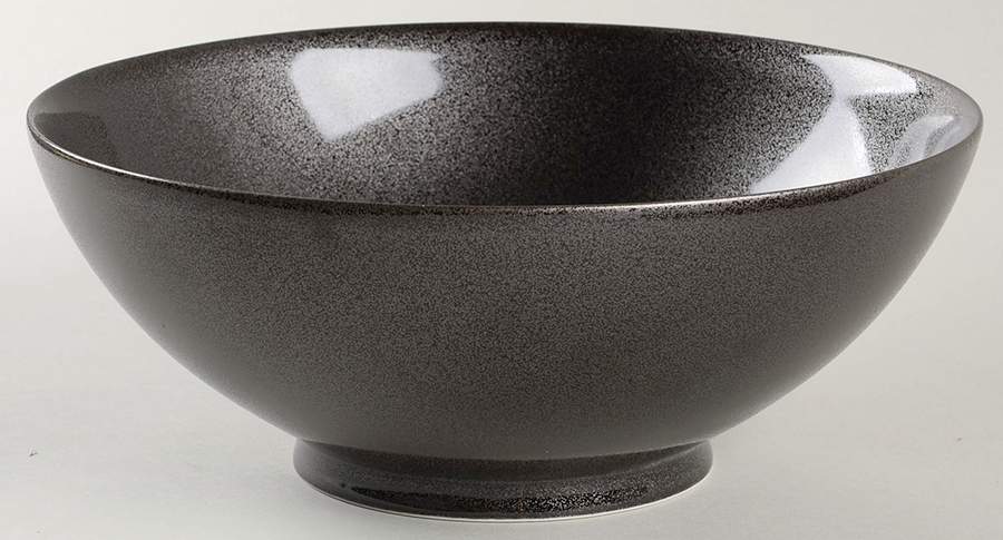 Spangled Black 9" Salad Serving Bowl by Jaune de Chrome-1