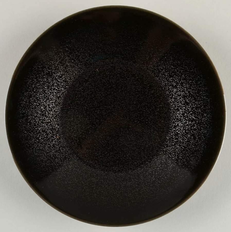 Spangled Black Saucer by Jaune de Chrome-1