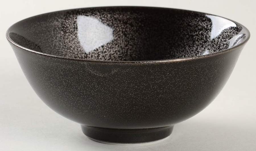 Spangled Black Rice Bowl by Jaune de Chrome-1