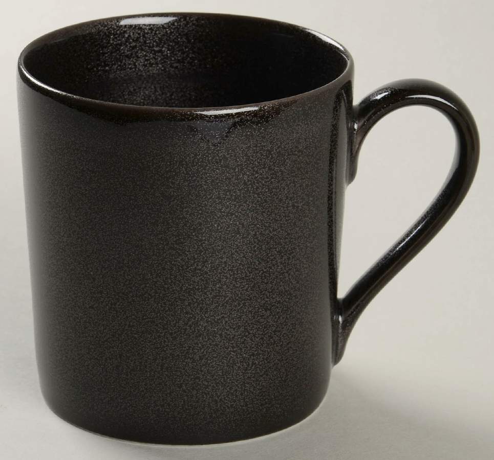 Spangled Black Mug by Jaune de Chrome-1