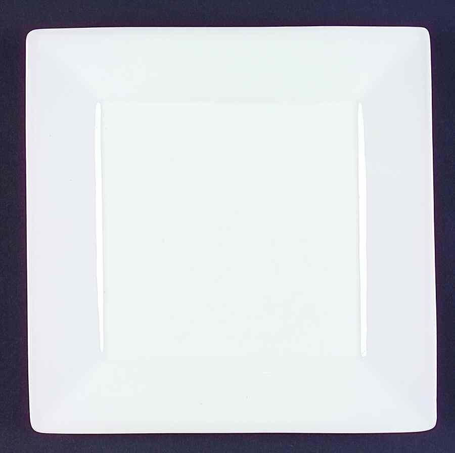 Basic White Square Dinner Plate by JCPenney-1