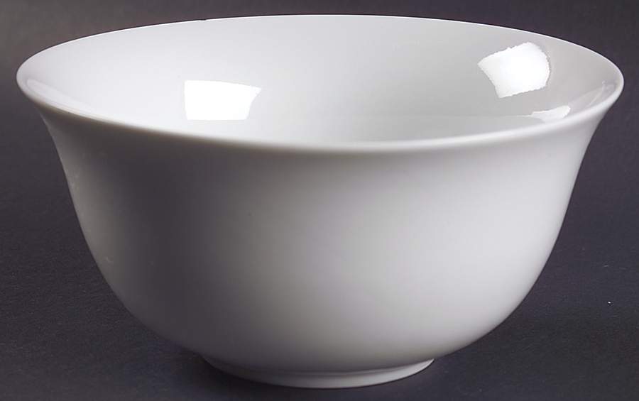 Basic White Round Soup/Cereal Bowl by JCPenney-1