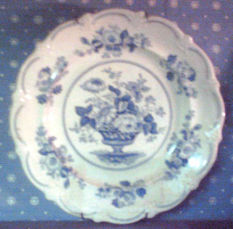 Portland Basket Dinner Plate by JW Ridgeway-1