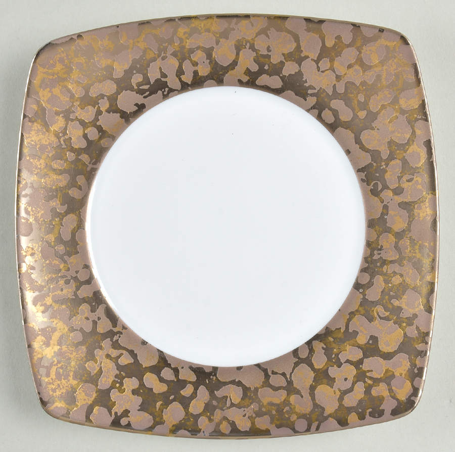 Big Bang Bronze Square Bread & Butter Plate by Jaune de Chrome-1