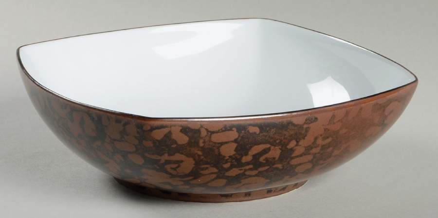 Jungle Amber Square Soup Bowl by Jaune de Chrome-1
