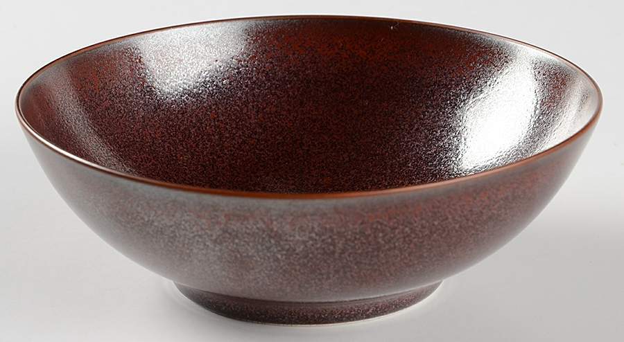 Red Granit (No Trim) Coupe Soup Bowl by Jaune de Chrome-1