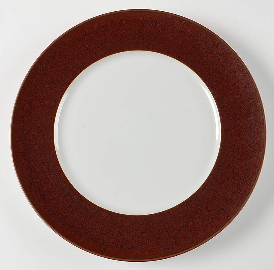 Red Granit (No Trim) Service Plate (Charger) by Jaune de Chrome-1