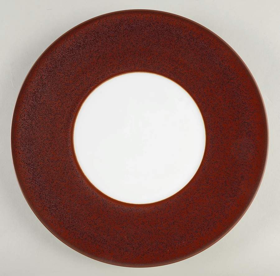 Red Granit (Horizon, No Trim) Dinner Plate by Jaune de Chrome-1