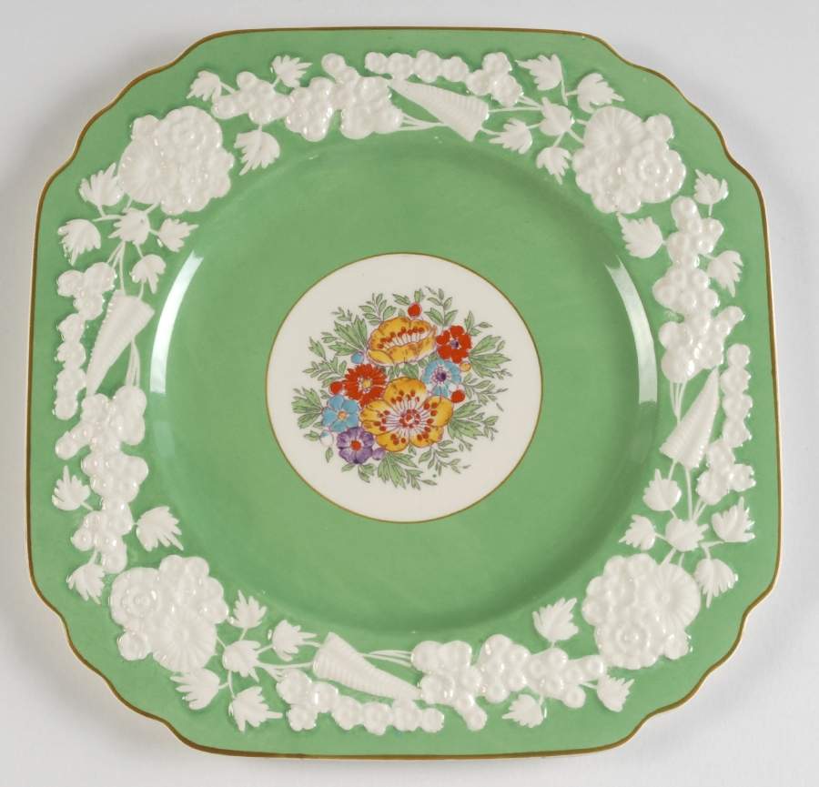 27565 Square Salad Plate by George Jones & Sons-1
