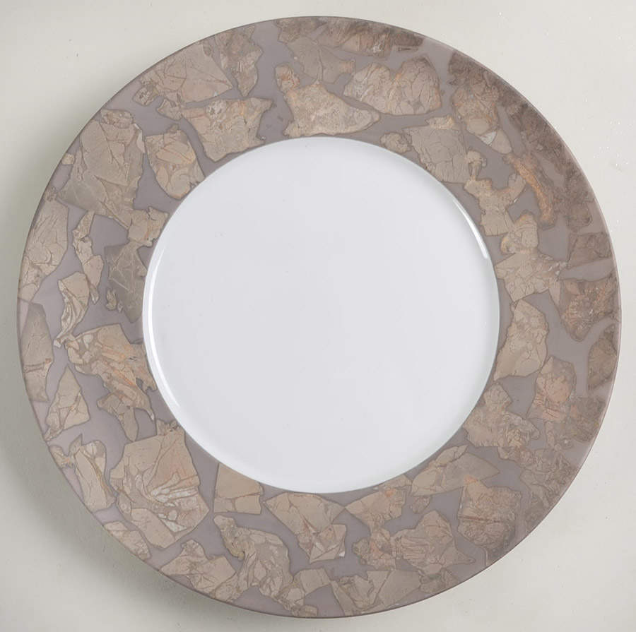 Gypsie Silver Service Plate (Charger) by Jaune de Chrome-1