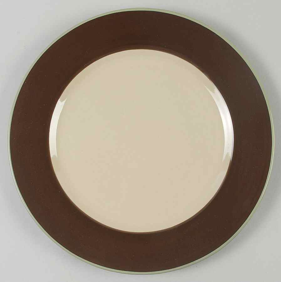 Turkish Floral Brown Dinner Plate by Jaclyn Smith-1