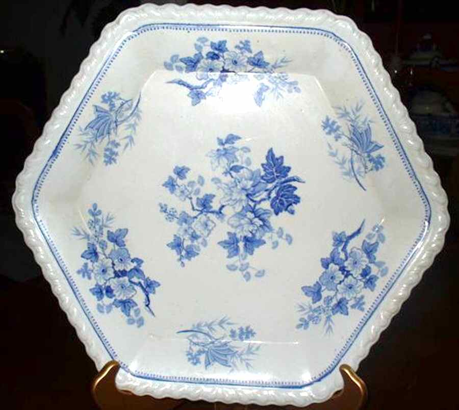 Japan Flower Underplate for Tureen by JW Ridgeway-1