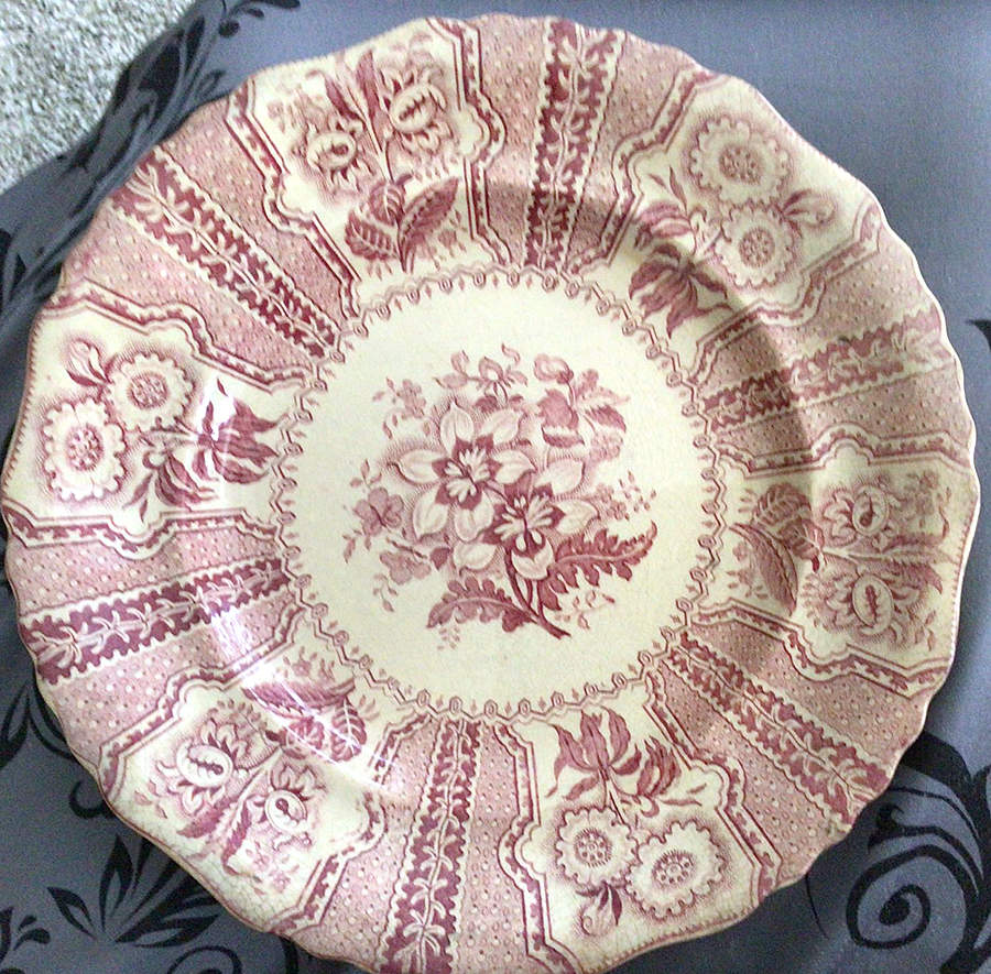 Amaryllis Rim Soup Bowl by Joseph Heath-1