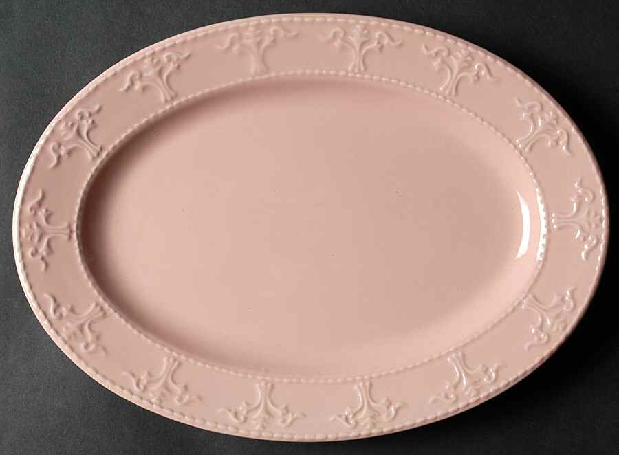 Athena Pink 12" Oval Serving Platter by JCPenney-1