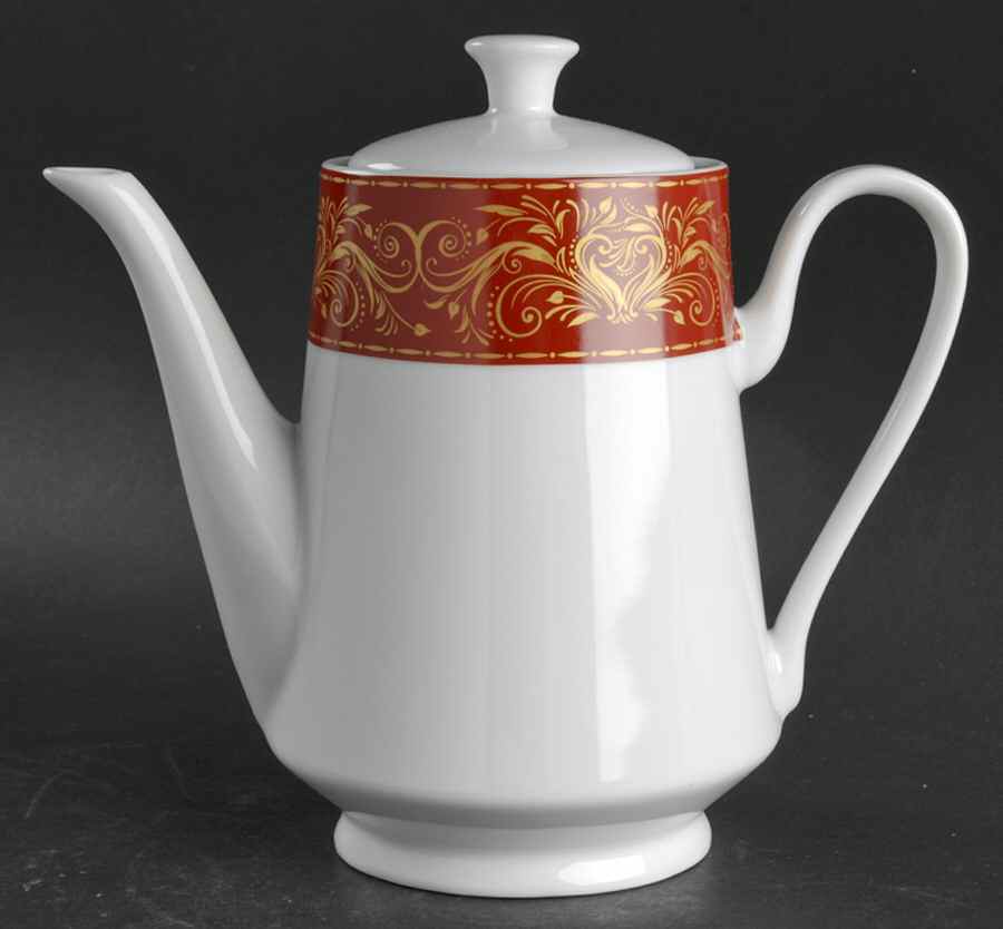 Montalira Red Teapot & Lid by JCPenney-1
