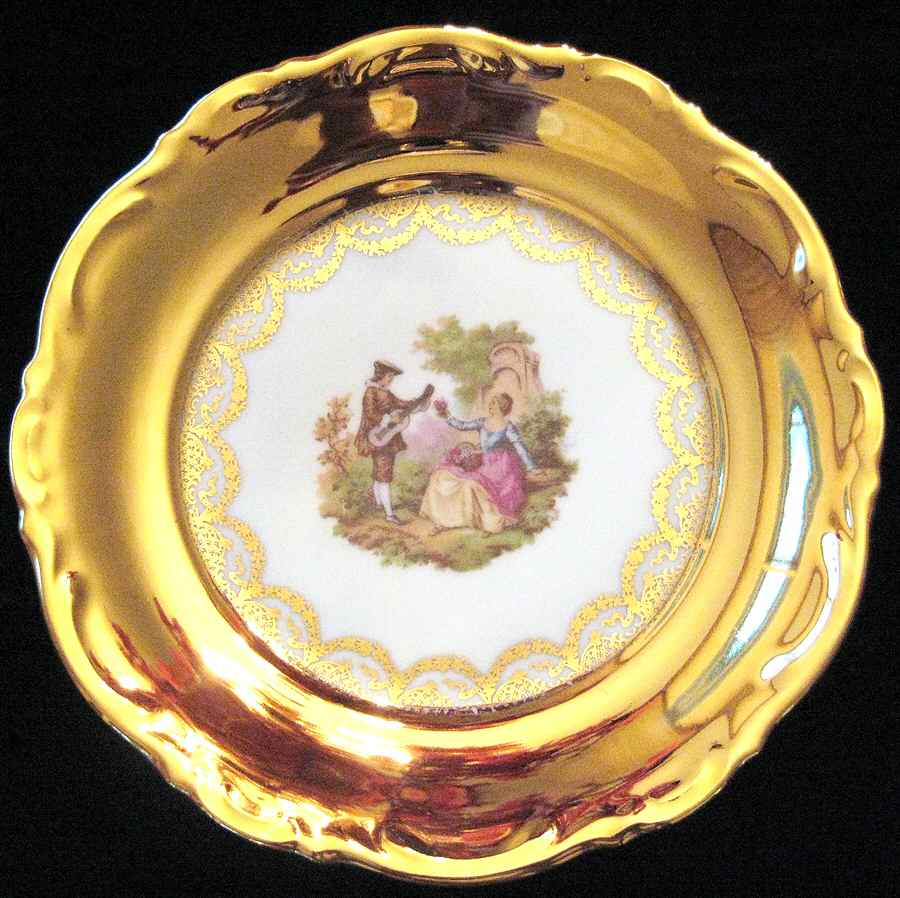 Love Story Dinner Plate by JHW (Bavaria)-1