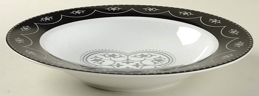 Medallion Large Rim Soup Bowl by Jaclyn Smith-1