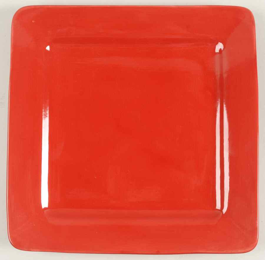 Tabasco Red Square Dinner Plate by JCPenney-1