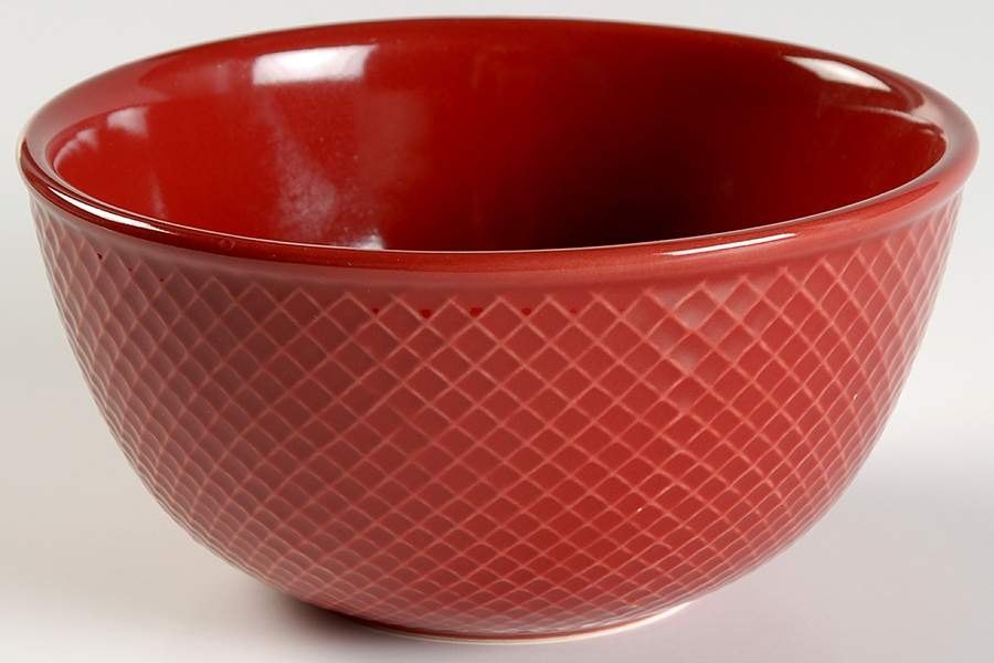 Diamond Red Soup/Cereal Bowl by Jaclyn Smith-1