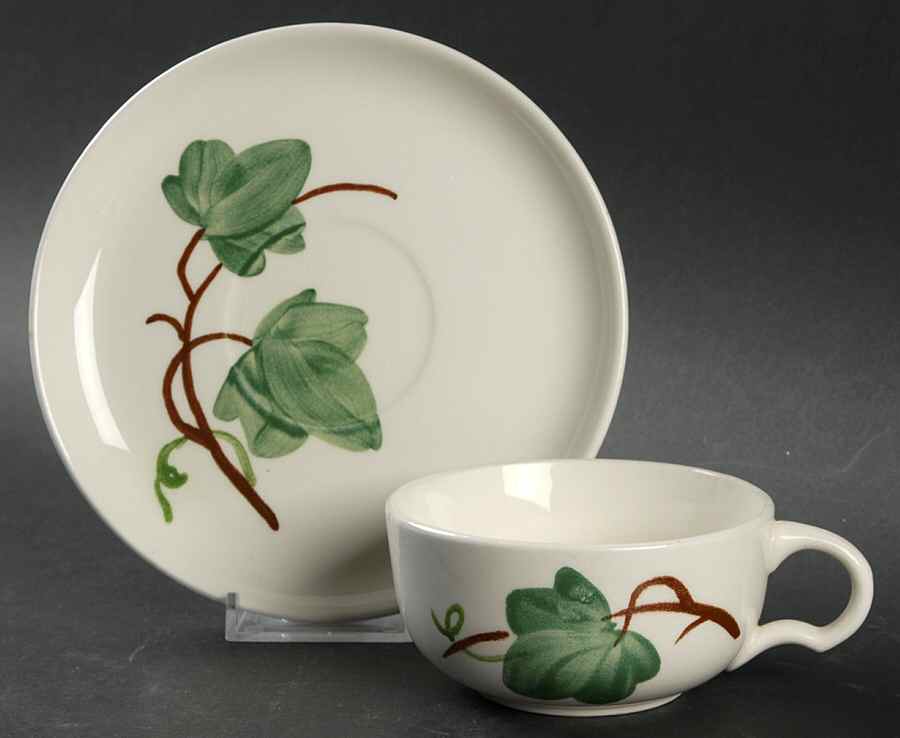 JNI1 Flat Cup & Saucer Set by Joni China-1