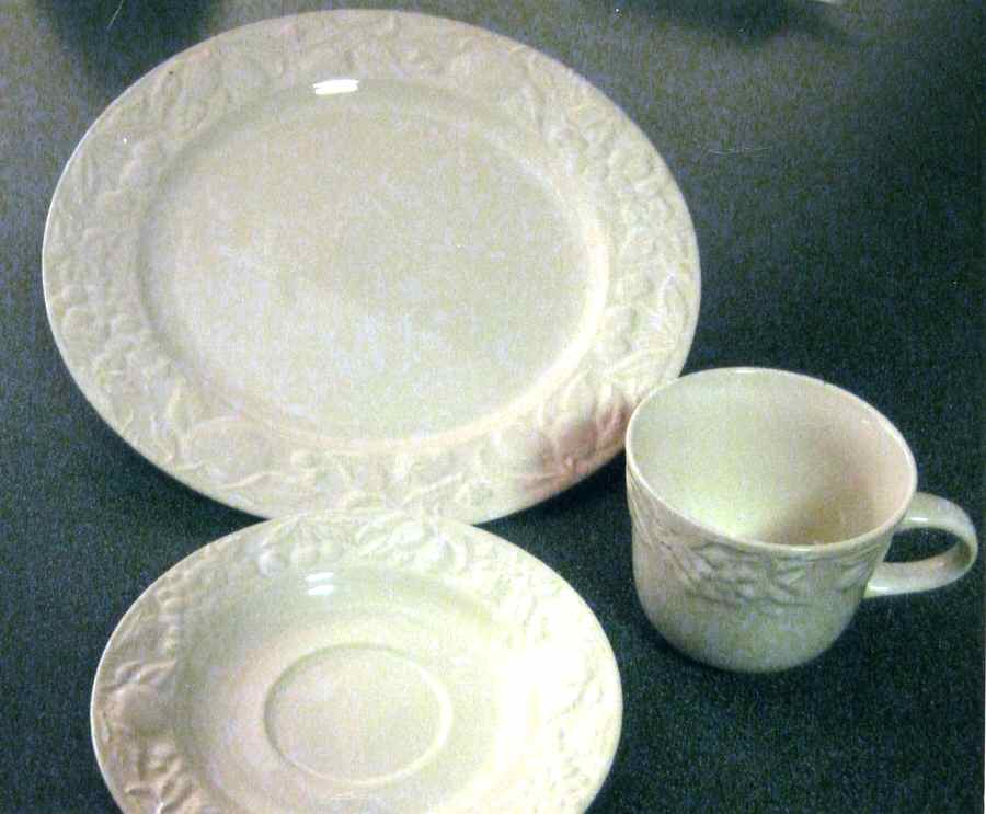 Harvest White Dinner Plate by JCPenney-1