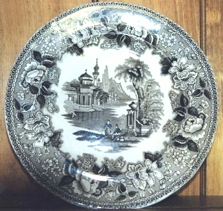 Bosphorus Black Dinner Plate by John Marshall&Co-1