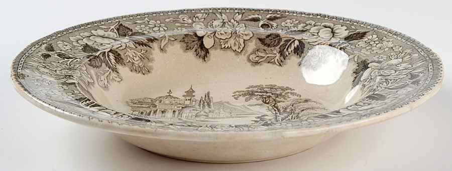 Bosphorus Black Large Rim Soup Bowl by John Marshall&Co-1