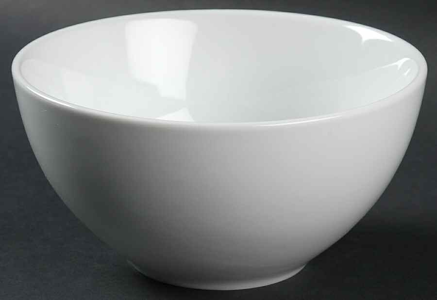 White Dinnerware Collection (Round, Rim) Soup/Cereal Bowl by JCPenney-1