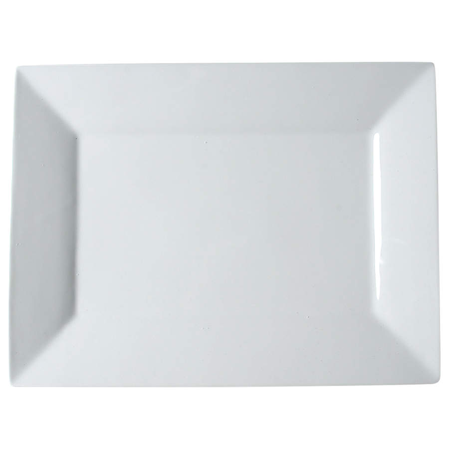 White Dinnerware Collection (Accessories) 14" Rectangular Serving Platter by JCPenney-1