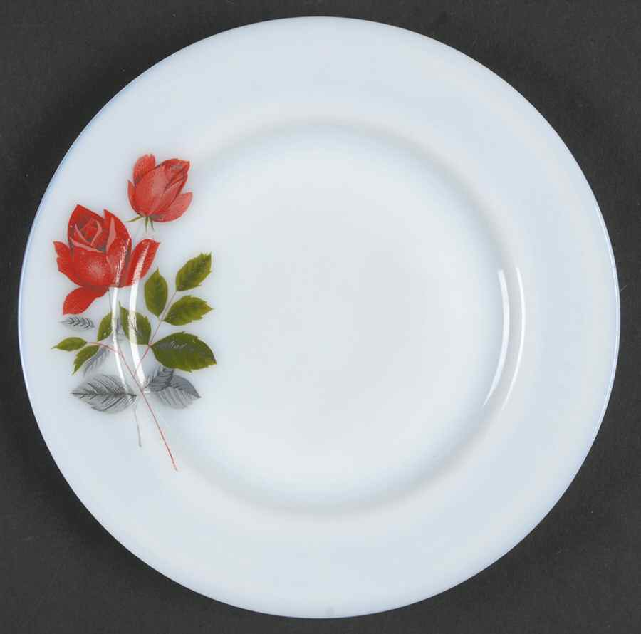 June Rose Bread & Butter Plate by James A Jobling & Co-1