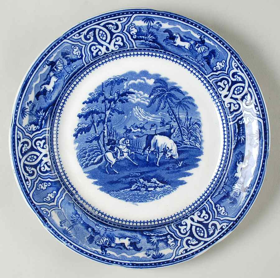 Toro Dinner Plate by George Jones & Sons-1
