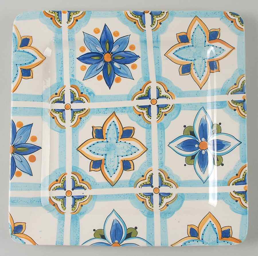 Terra Tile Square Dinner Plate by JCPenney-1