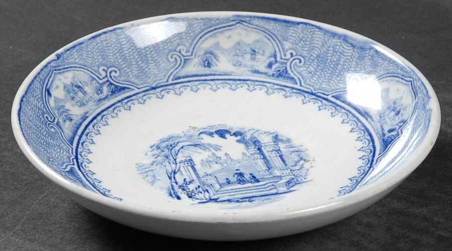 Castle Scenary Saucer by Jacob Furnival & Co-1