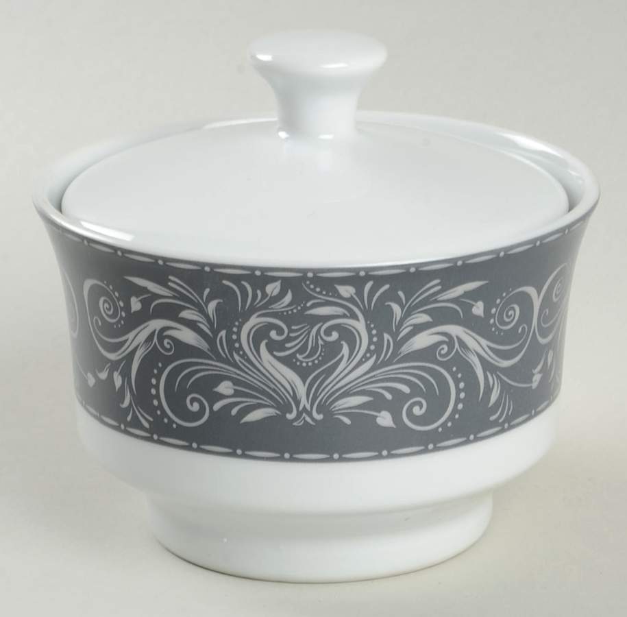 Montalira Gray Sugar Bowl & Lid by JCPenney-1