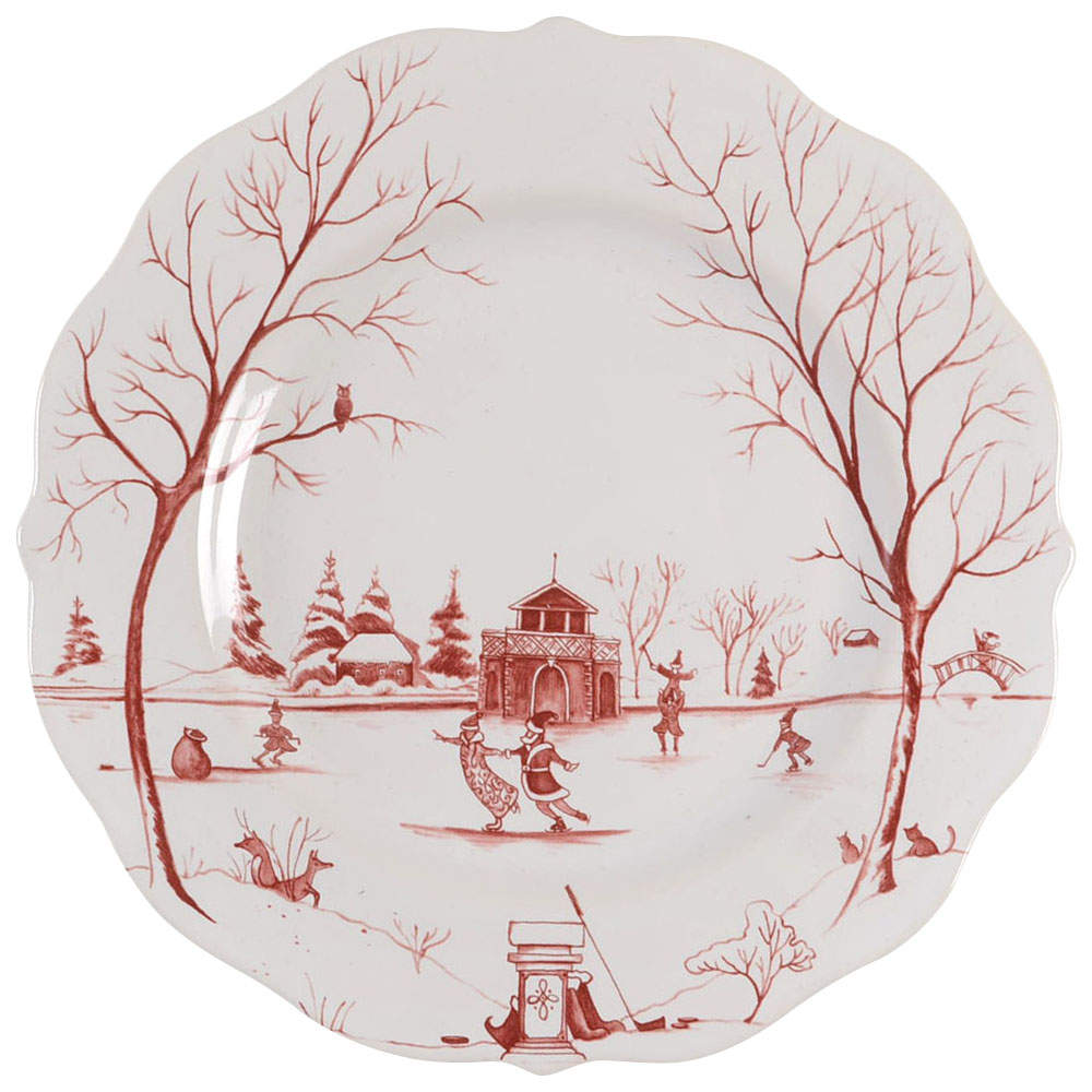 Country Estate Winter Holiday Salad/Dessert Plate by Juliska Ceramics-1