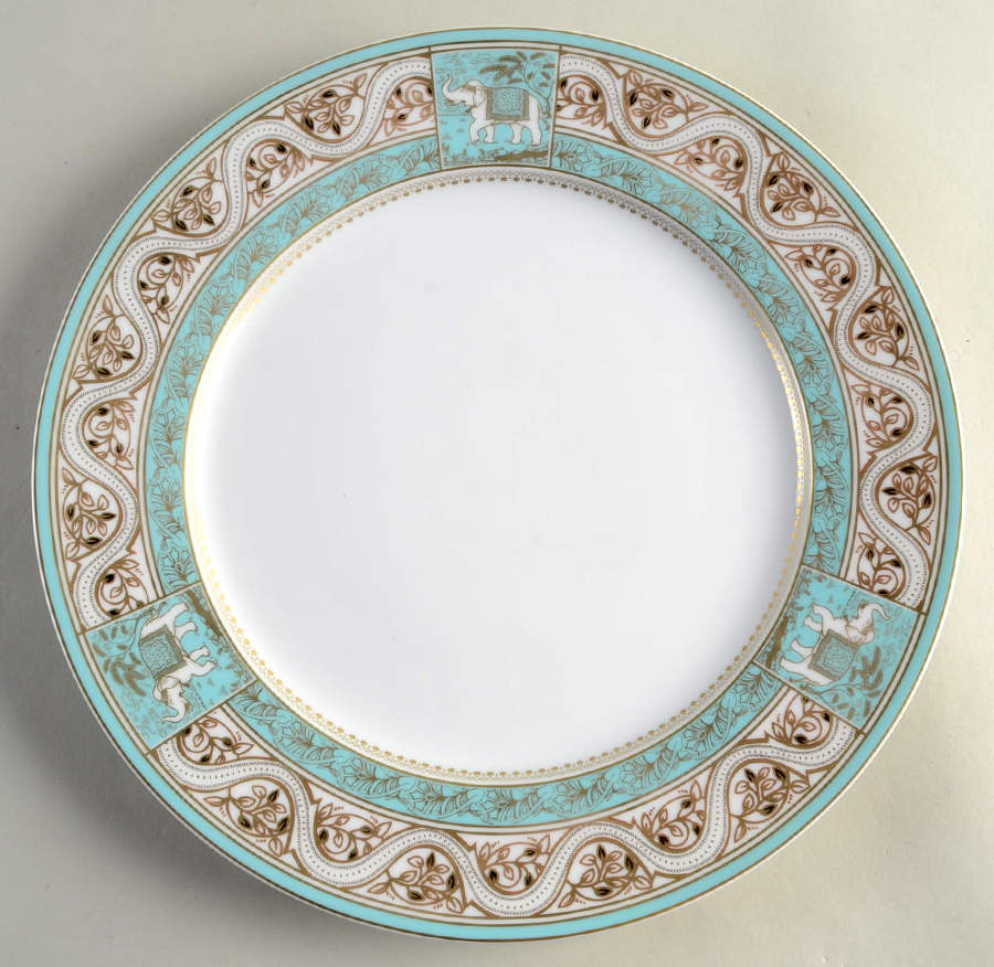 Elephant Shantih Service Plate (Charger) by Jacqueline Cambata-1