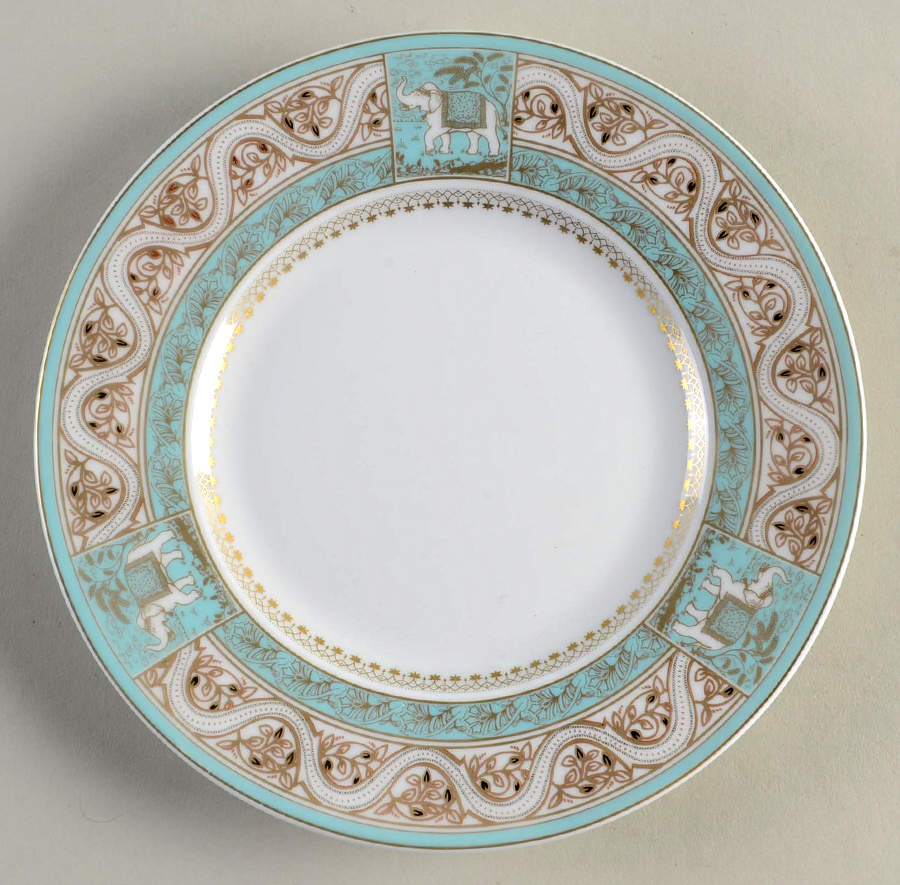 Elephant Shantih Bread & Butter Plate by Jacqueline Cambata-1