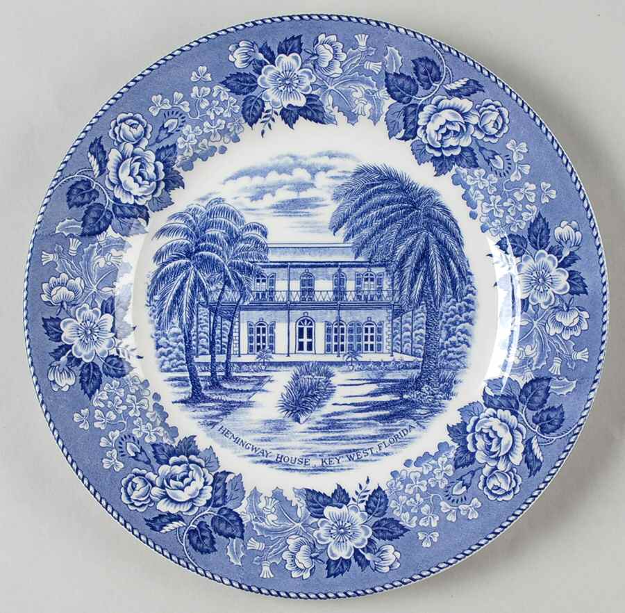 Ernest Hemingway House Dinner Plate by Jonroth Studios-1