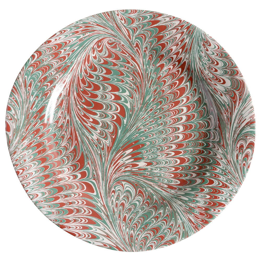 Firenze Marbleized Salad/Dessert Plate by Juliska Ceramics-1