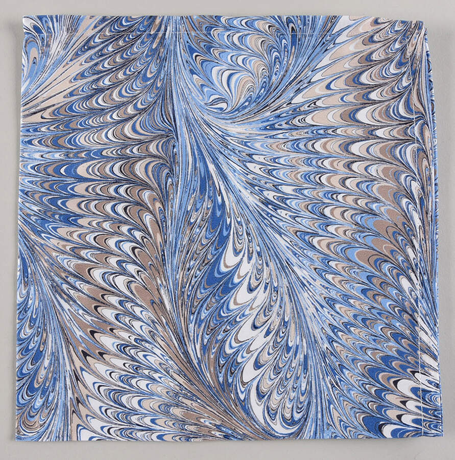Firenze Marbleized Cloth Napkin by Juliska Ceramics-1
